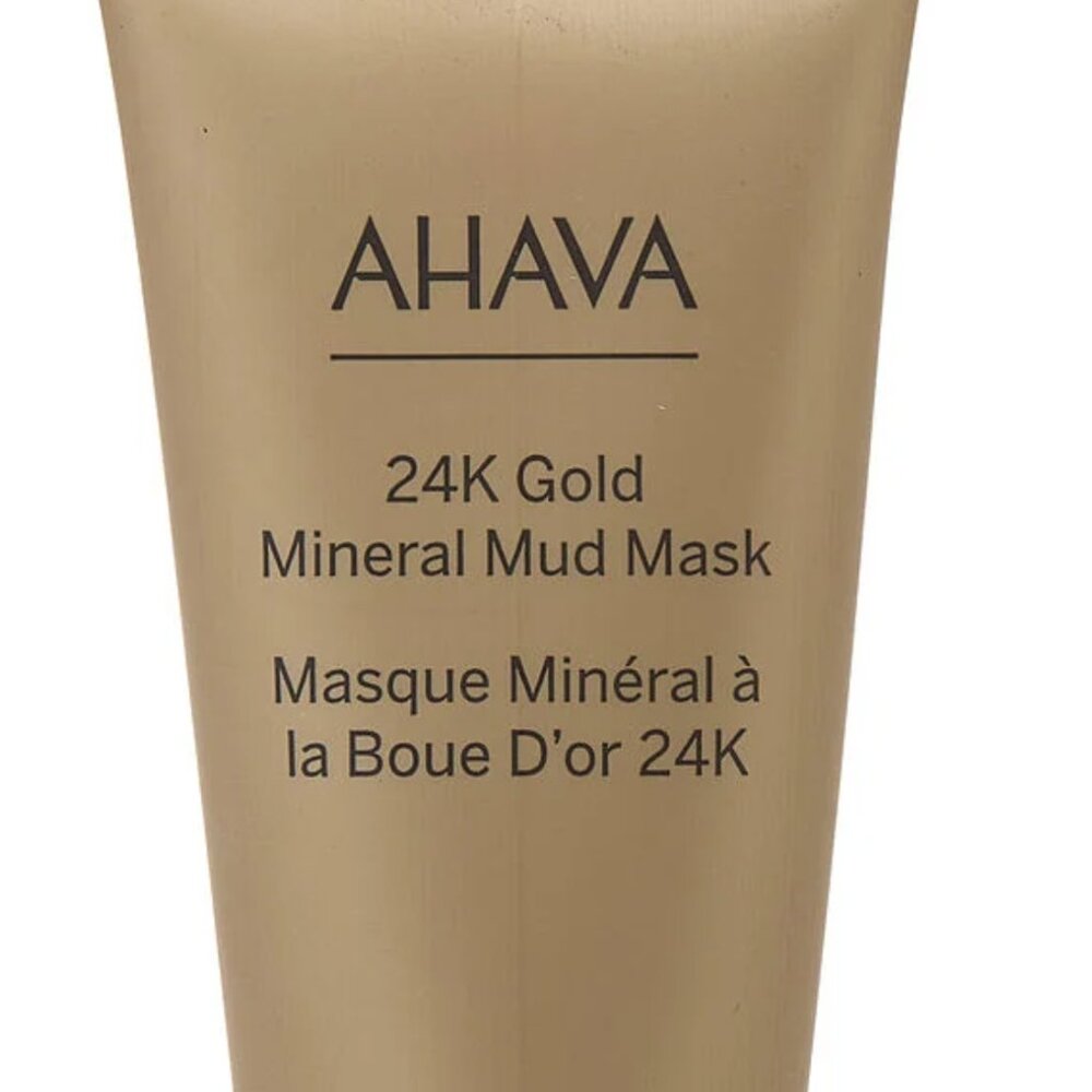 AHAVA 24K Gold Mineral Mud Mask 1.7oz Dead Sea Facial Treatment NEW‎